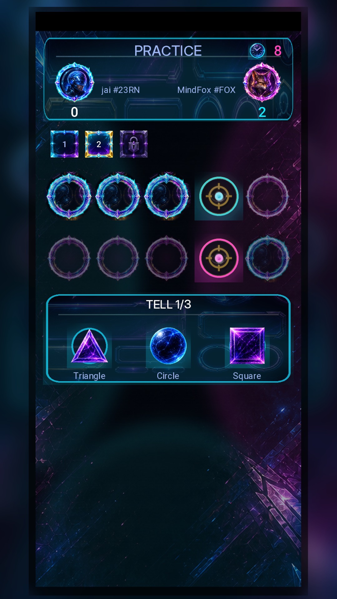 Fourth Tap gameplay screen